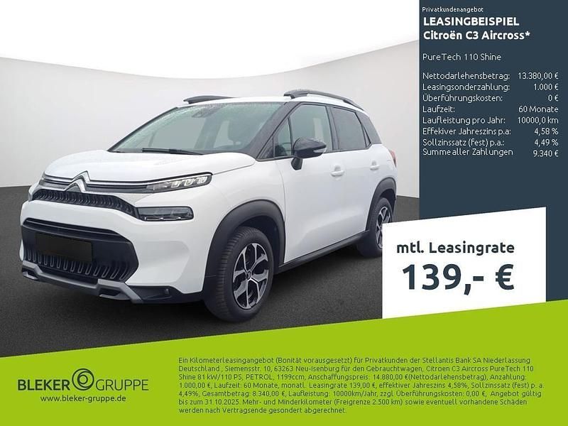 Lack weiss banquise/typ aussenverkleidung spiegel flach standard Gebraucht 2023 Citroën C3 Aircross PureTech SUV | 13.380 € (Guter Preis) - Bild 1/3