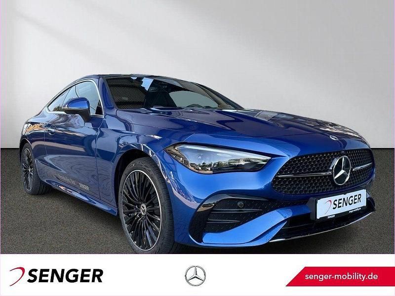 Lack spektralblau Gebraucht 2025 Mercedes CLE300 AMG Coupé | 61.480 € (Teuer) - Bild 1/4