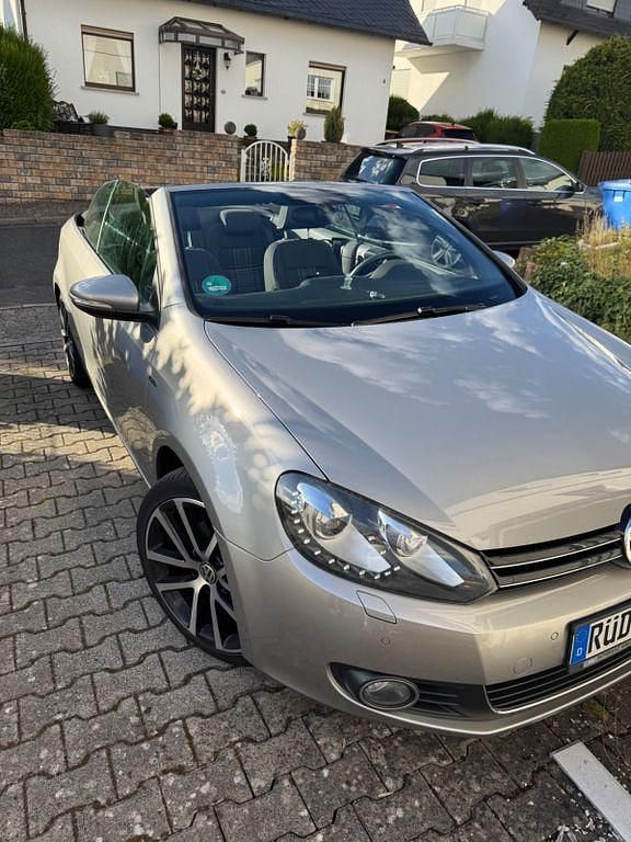Silber Gebraucht 2015 VW Golf Cabriolet LOUNGE Cabrio | 9.400 € (Fairer Preis) - Bild 1/3