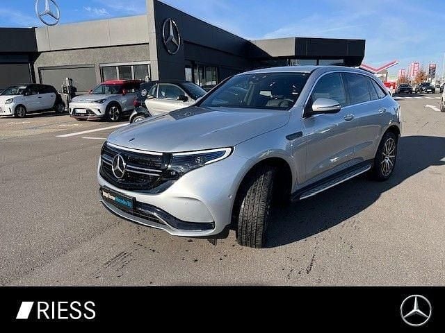 Metalliclack hightechsilber Gebraucht 2023 Mercedes EQC400 AMG line SUV | 38.250 € (Superpreis) - Bild 1/4