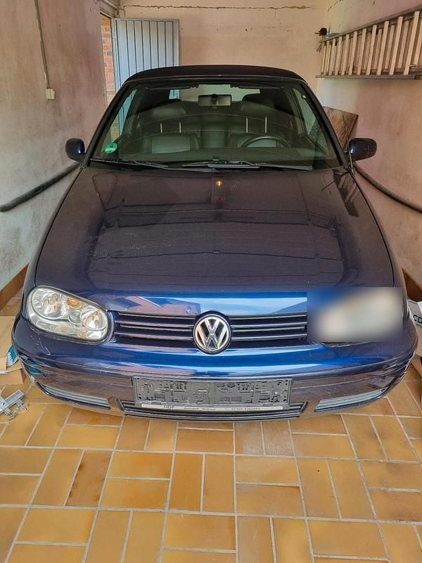 Blau Gebraucht 1998 VW Golf Cabriolet Cabrio | 2.900 € (Fairer Preis) - Bild 1/4