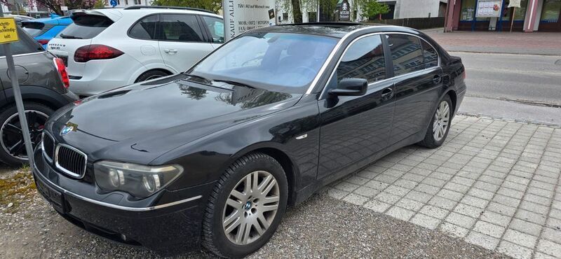 Schwarz Gebraucht 2003 BMW 745L Limousine | 5.850 € - Bild 1/4