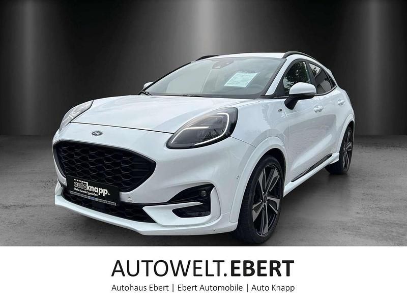 Frostweiß Gebraucht 2021 Ford Puma Gen-E ST-Line X SUV | 21.990 € - Bild 1/4