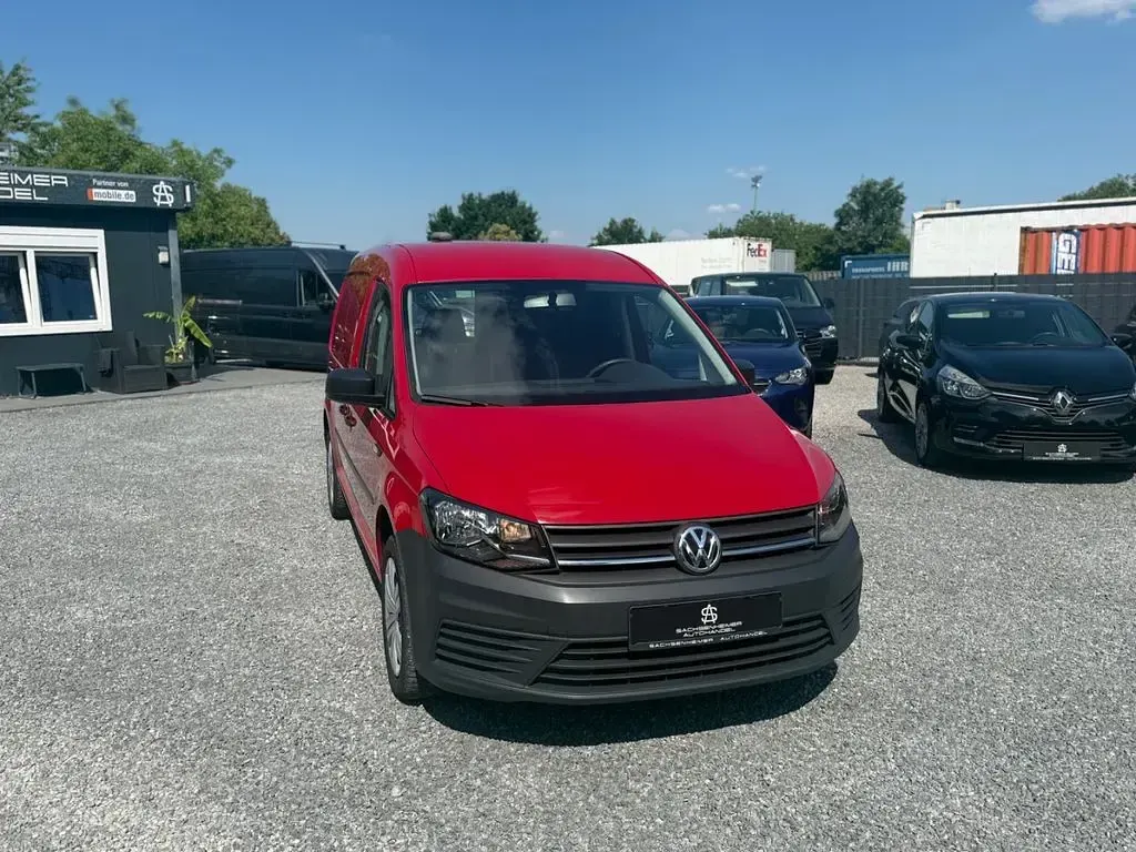 Gebraucht VW Caddy 102 PS (75 kW) 2019 Rot Van / Kleinbus