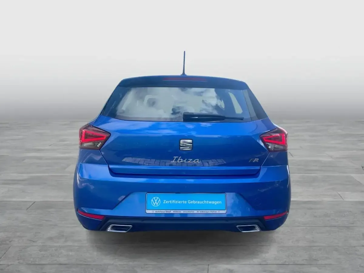 Gebraucht Seat Ibiza FR 110 PS (80 kW) 2024 Sapphire blau metallic Kleinwagen