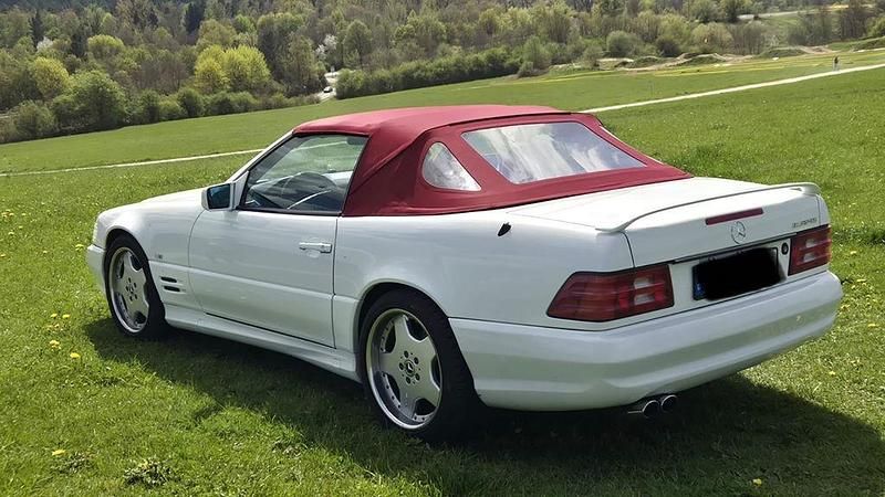Gebraucht Mercedes SL500 320 PS (235 kW) 1997 Weiß Cabrio