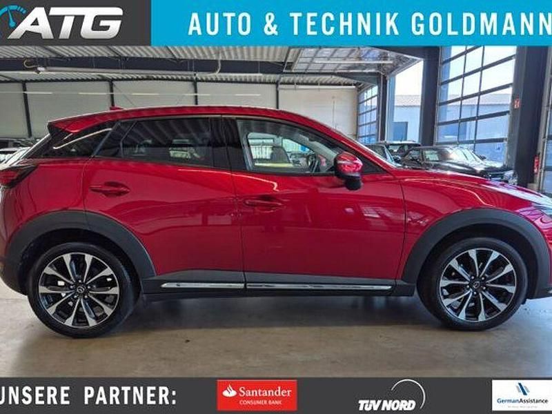 Soul red crystal Gebraucht 2019 Mazda CX-3 Sports-Line SUV | 18.950 € - Bild 1/4
