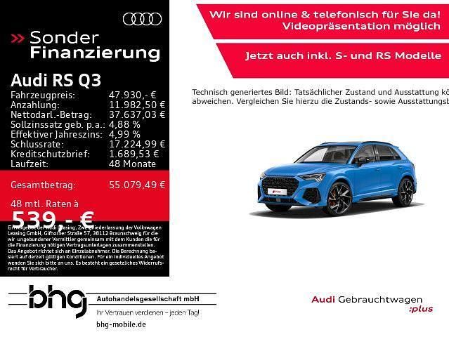 Turboblau Gebraucht 2020 Audi RS Q3 Design SUV | 47.930 € (Fairer Preis) - Bild 1/4