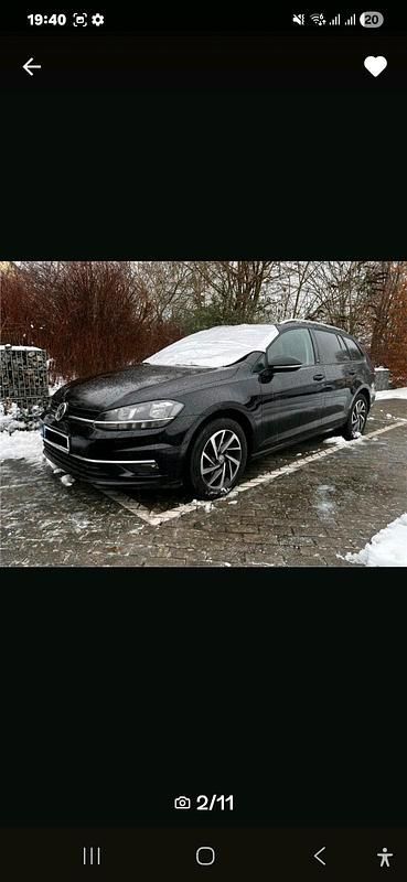 Gebraucht VW Golf VII 116 PS (85 kW) 2017 Schwarz Kombi