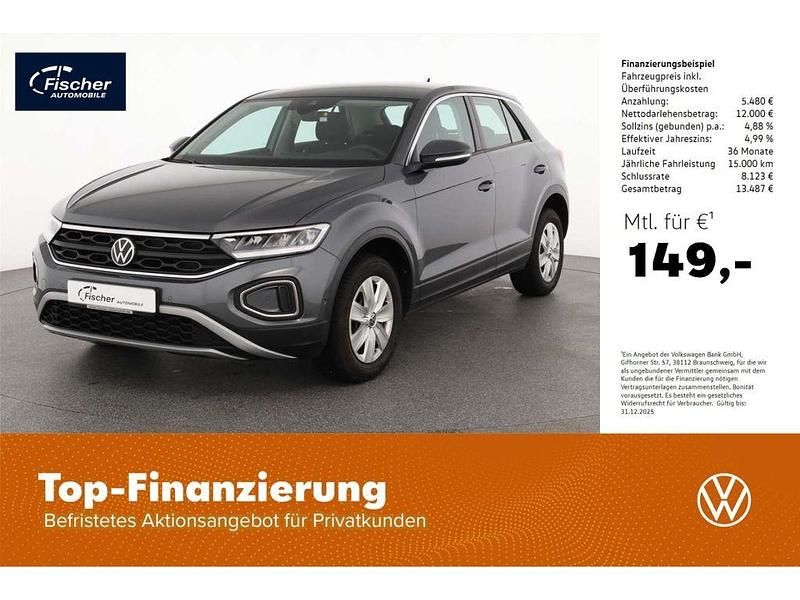 Indiumgrau metallic Gebraucht 2022 VW T-Roc SUV | 17.480 € (Superpreis) - Bild 1/4