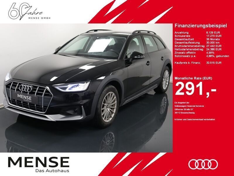 Brillantschwarz Gebraucht 2021 Audi A4 Allroad Basis Kombi | 31.985 € (Fairer Preis) - Bild 1/4