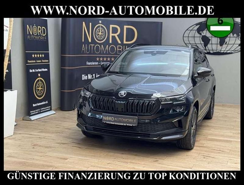 Schwarz Gebraucht 2022 Skoda Karoq SportLine SUV | 27.900 € (Fairer Preis) - Bild 1/3