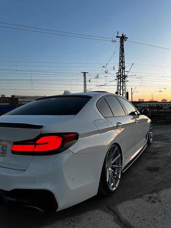 Brugt BMW 540 340 HK (250 kW) 2018 Hvid Sedan
