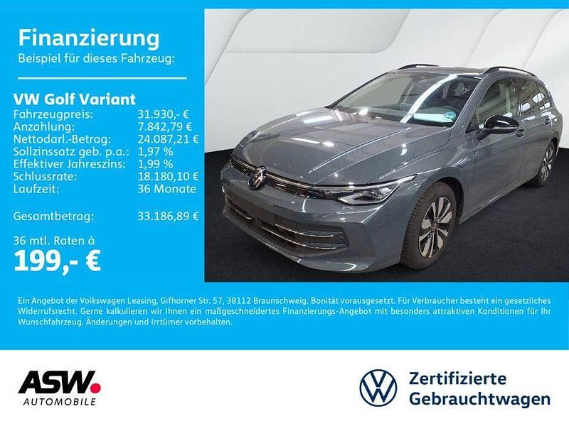 Delfingrau metallic Gebraucht 2025 VW Golf VIII Goal Kombi | 31.930 € (Fairer Preis) - Bild 1/4