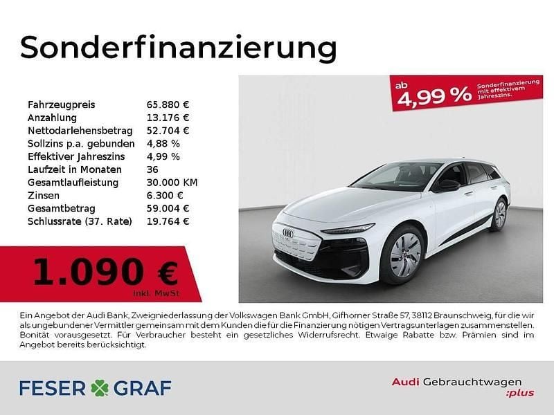 Gletscherweiß Gebraucht 2025 Audi A6 e-tron Ambiente Kombi | 65.880 € (Superpreis) - Bild 1/4
