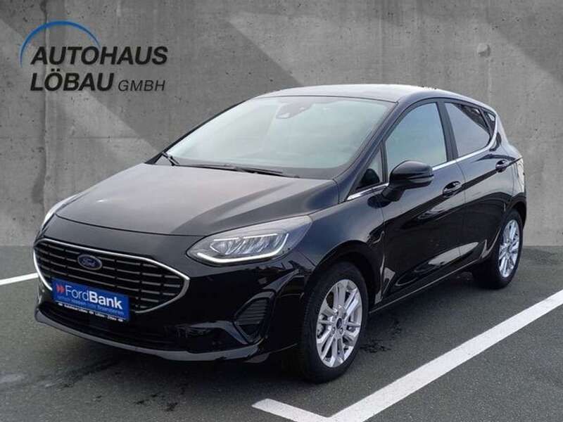 Agate black metallic Gebraucht 2023 Ford Fiesta Titanium Kleinwagen | 19.485 € (Fairer Preis) - Bild 1/4