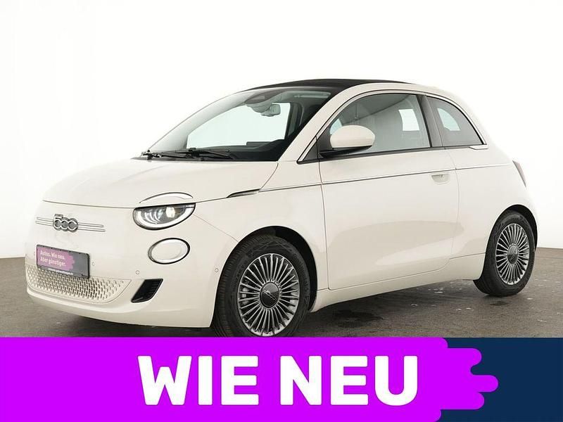 Arktis weiß Gebraucht 2023 Fiat 500e Cabrio | 19.449 € (Superpreis) - Bild 1/4
