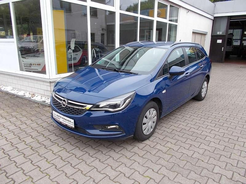 Blau Gebraucht 2018 Opel Astra Business Kombi | 12.990 € (Teuer) - Bild 1/4