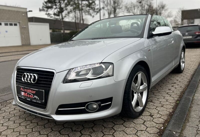 Silber Gebraucht 2012 Audi A3 Cabriolet S-Line Cabrio | 12.490 € (Etwas zu teuer) - Bild 1/4
