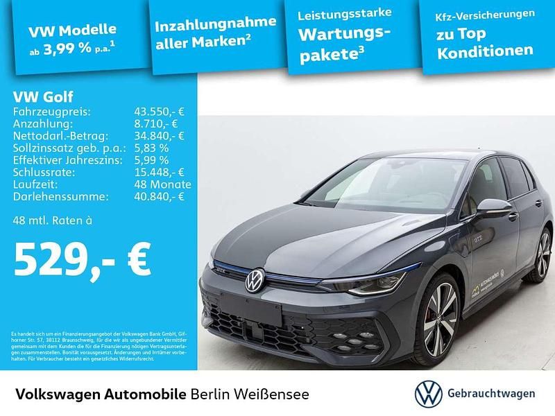 Delfingrau metallic schwarz un Gebraucht 2024 VW Golf VIII GTE Limousine | 43.550 € (Guter Preis) - Bild 1/4
