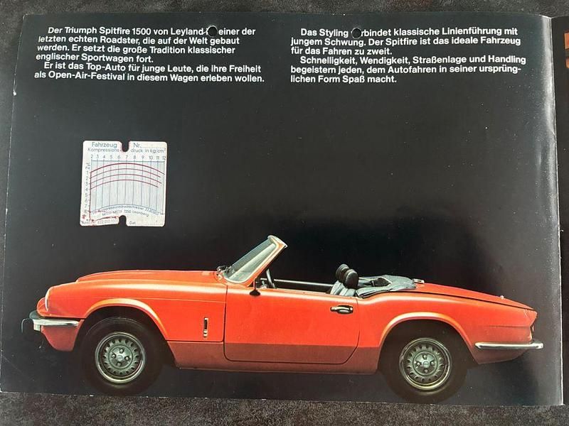 Gebraucht Triumph Spitfire 69 PS (50 kW) 1978 Orange Cabrio