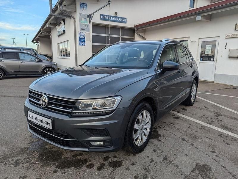 Indiumgrau metallic Gebraucht 2019 VW Tiguan Highline SUV | 14.980 € (Fairer Preis) - Bild 1/4