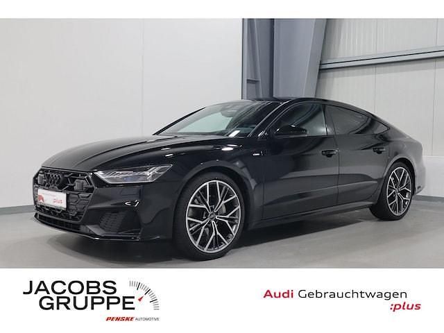 Mythosschwarz metallic Gebraucht 2023 Audi A7 Sportback Ambiente Kleinwagen | 59.970 € (Fairer Preis) - Bild 1/4