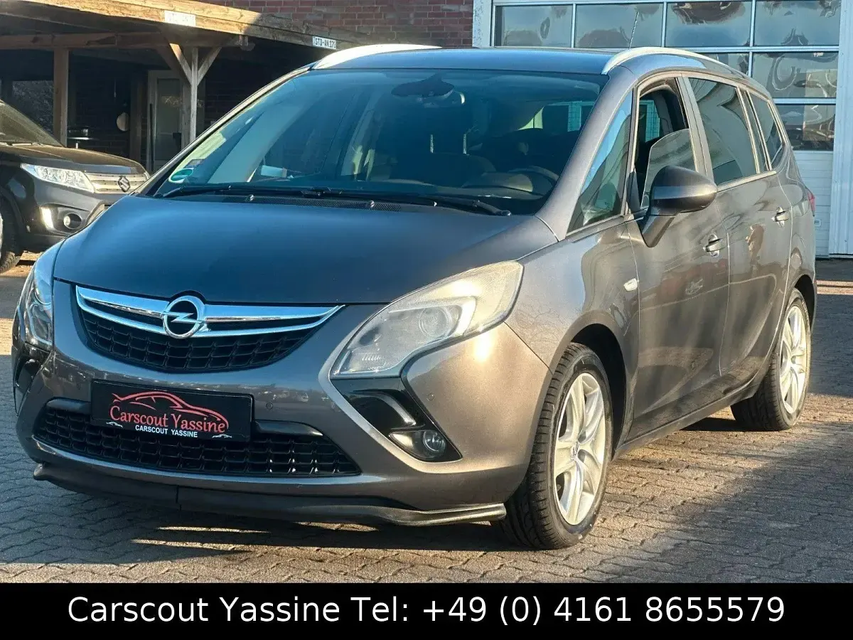 Gebraucht Opel Zafira Tourer Edition 140 PS (102 kW) 2012 Grau Van / Kleinbus