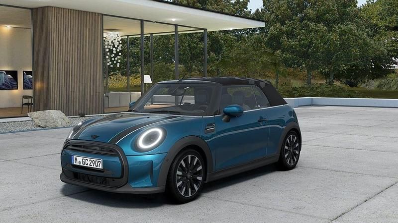 Blau Gebraucht 2022 Mini Cooper Cabriolet Cabrio | 28.900 € (Etwas zu teuer) - Bild 1/4