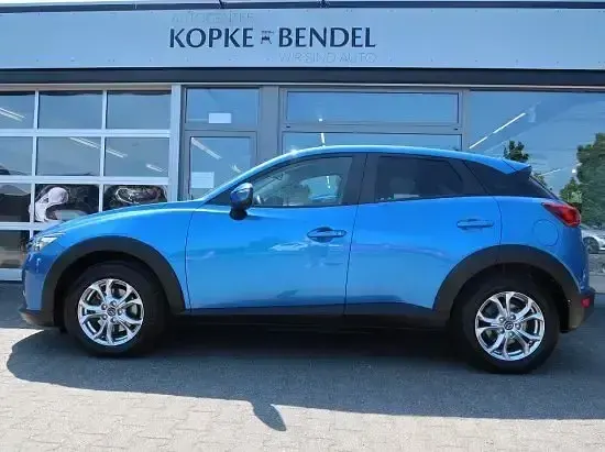 Gebraucht Mazda CX-3 Exclusive-Line 150 PS (110 kW) 2015 Cyanitblau metallic (metallic) SUV