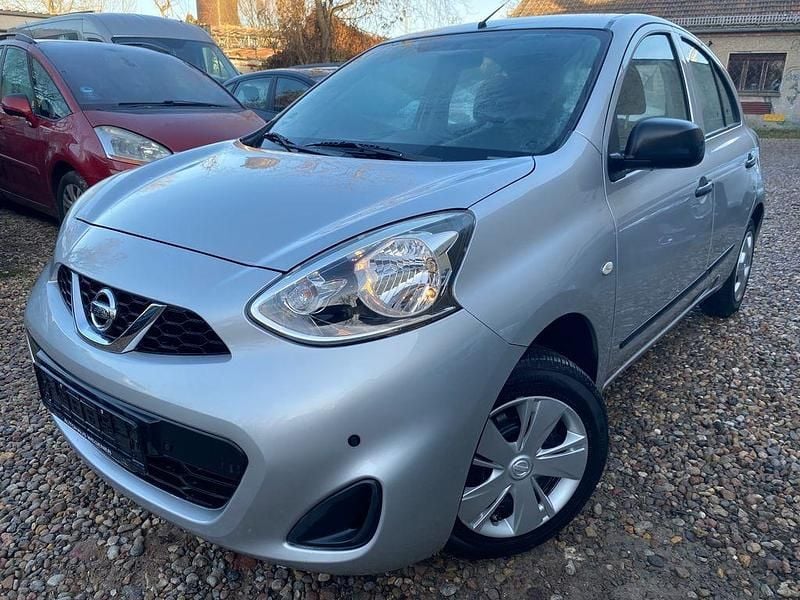 Silber Gebraucht 2015 Nissan Micra Visia Kleinwagen | 4.950 € (Guter Preis) - Bild 1/4
