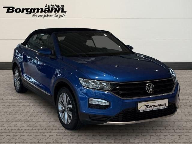Gebraucht VW T-Roc Cabriolet Style 110 PS (80 kW) 2021 Blau Cabrio