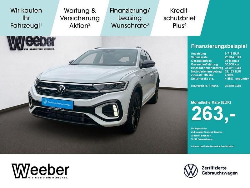 Silber Neu 2025 VW T-Roc R-line SUV | 37.850 € (Superpreis) - Bild 1/4