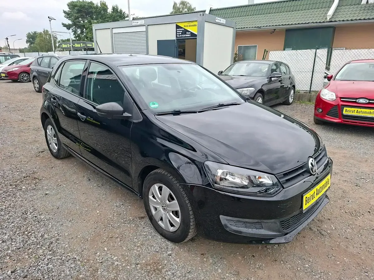 Gebraucht VW Polo 60 PS (44 kW) 2011 Schwarz Kleinwagen