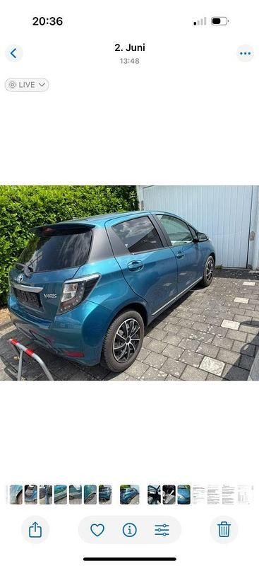 Blau Gebraucht 2013 Toyota Yaris Edition Kleinwagen | 5.300 € (Fairer Preis) - Bild 1/4