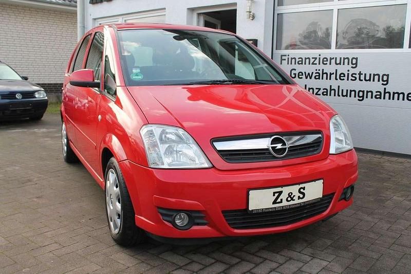 Gebraucht Opel Meriva Edition 105 PS (77 kW) 2006 Magma rot (b) Van / Kleinbus