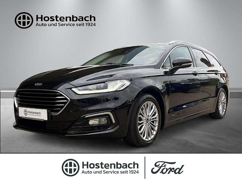 Obsidianschwarz metallic Gebraucht 2020 Ford Mondeo Titanium Kombi | 18.490 € (Fairer Preis) - Bild 1/4