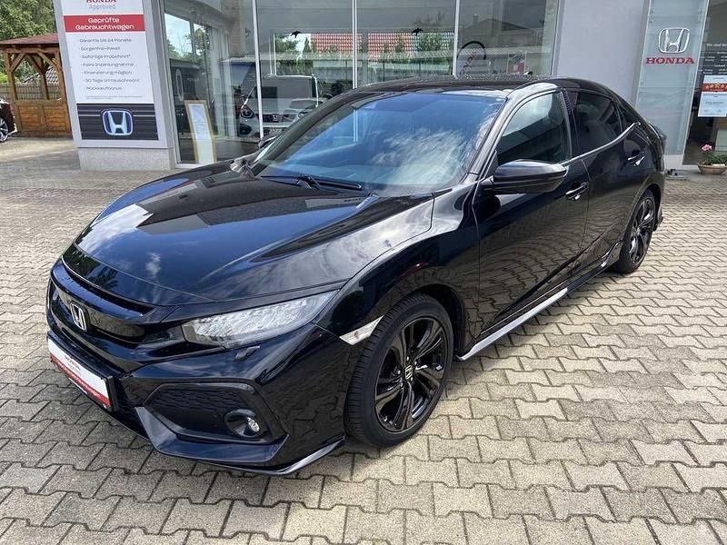 Schwarz Gebraucht 2017 Honda Civic Sport Plus Limousine | 16.970 € (Fairer Preis) - Bild 1/4