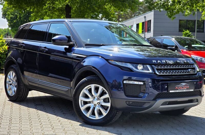 Blau Gebraucht 2019 Land Rover Range Rover evoque SE SUV | 21.900 € (Fairer Preis) - Bild 1/4