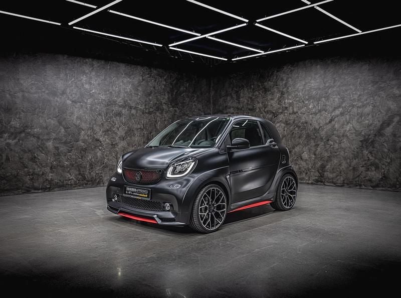Brabus black velvet matt Gebraucht 2019 Smart ForTwo Coupé Brabus Coupé | 58.888 € - Bild 1/4