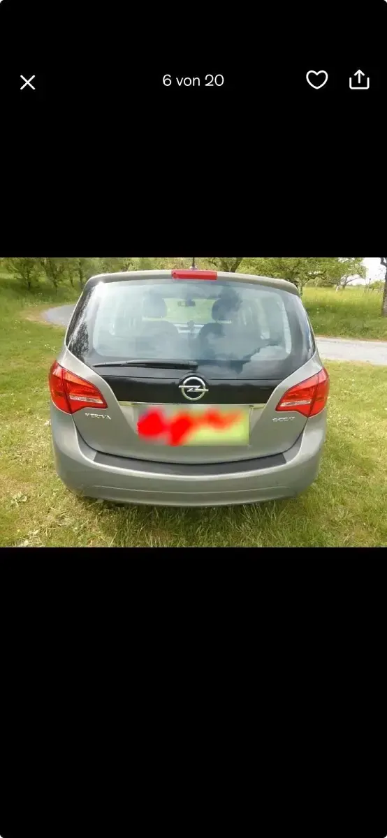 Gebraucht Opel Meriva 120 PS (88 kW) 2011 Grau Van / Kleinbus