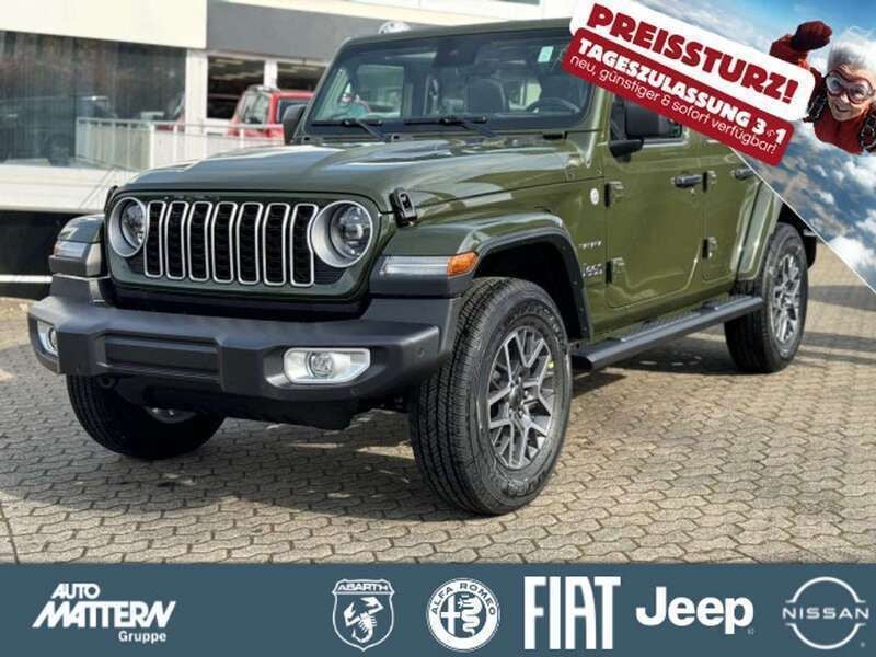 Sarge green clear coat Neu 2024 Jeep Wrangler Sahara SUV | 59.989 € (Guter Preis) - Bild 1/4