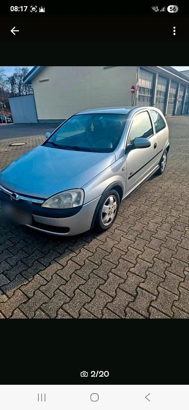 Gebraucht Opel Corsa 63 PS (46 kW) 2002 Silber Kleinwagen