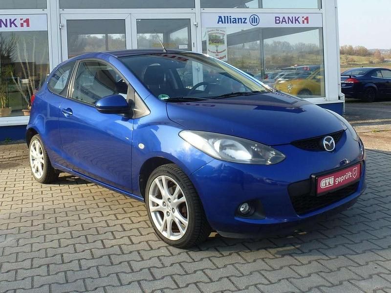 Gebraucht Mazda 2 Inclusive 86 PS (63 kW) 2008 Nereusblau metallic Kleinwagen