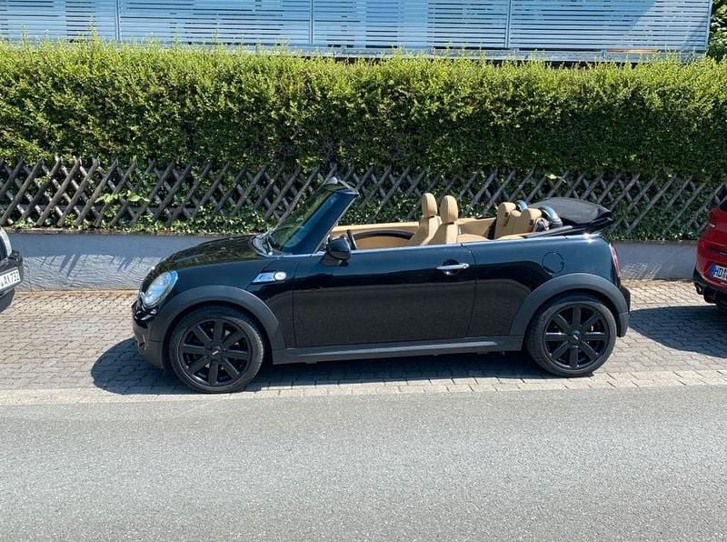 Schwarz Gebraucht 2009 Mini Cooper S Cabriolet Cabrio | 8.450 € - Bild 1/4