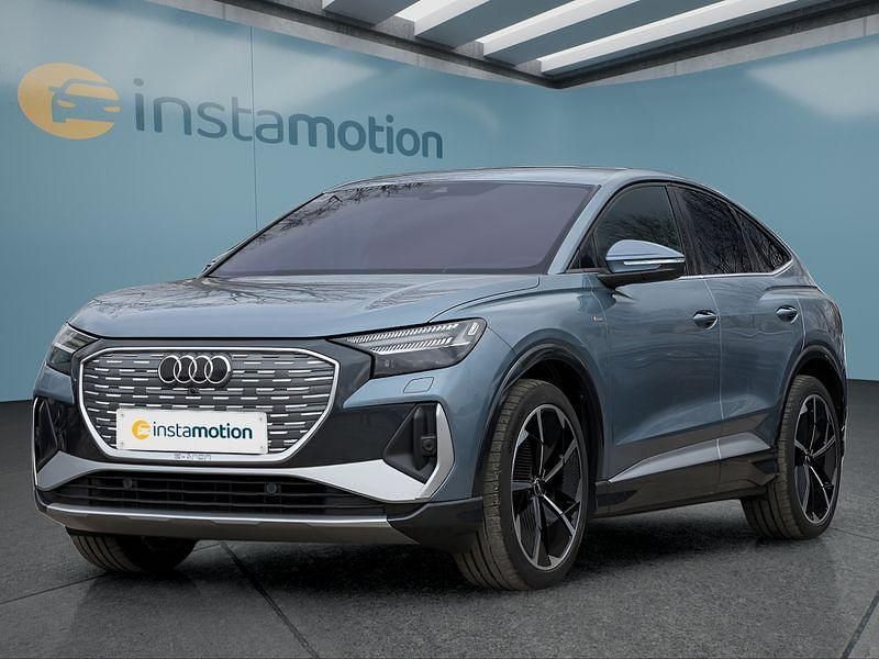 Blau Gebraucht 2022 Audi Q4 Sportback e-tron SUV | 34.549 € (Fairer Preis) - Bild 1/4