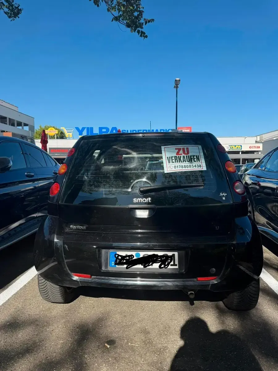 Używany Smart ForFour 75 KM (55 kW) 2004 Czarny Hatchback