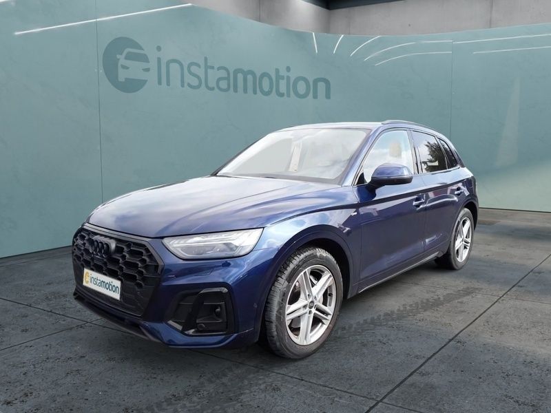 Blau Gebraucht 2023 Audi Q5 S-Line SUV | 47.640 € (Etwas zu teuer) - Bild 1/3