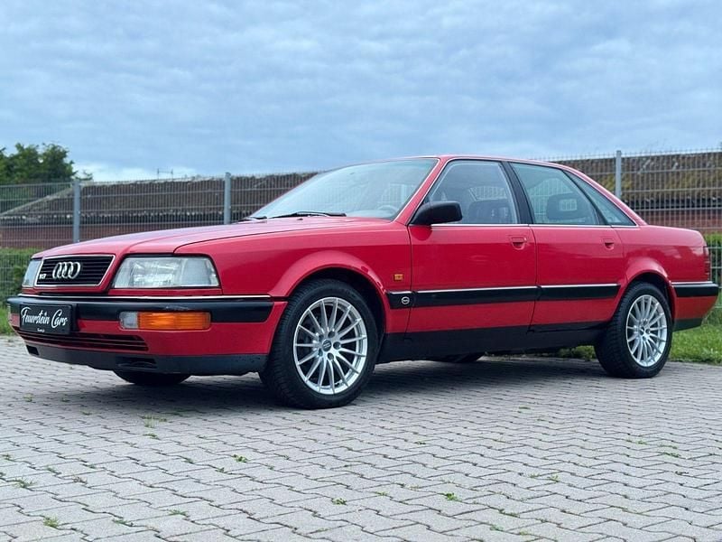 Rot Gebraucht 1992 Audi V8 Limousine | 17.999 € - Bild 1/4