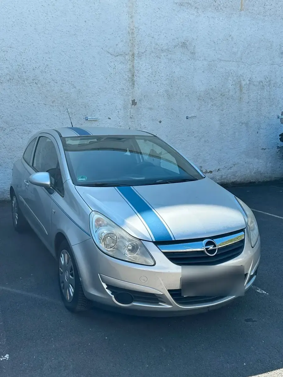 Gebraucht Opel Corsa 2008 Silber Kleinwagen